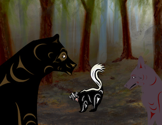Bear and little Coyote