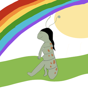 Legend of caterpillar woman